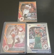 Panini NBA Hoops Donovan Mitchell Evan Mobley Basketball Card Lot 3 Cards CAVS 
