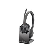 Poly - Voyager 4320 UC Wireless Headset Charge Stand Plantronics - Headph...