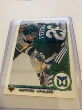 NHL Hockey Card: 1990-91 Upper Deck Ray Ferraro Hartford Whalers #289