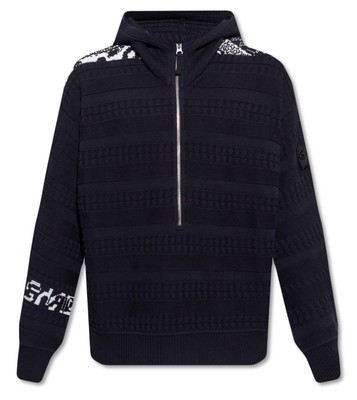 Stone Island  Shadow Project Knitwear Half-Zip | Schwarz |  Größe L  | WIE NEU