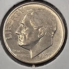 1947 Roosevelt Dime《SILVER》79 yrs old!!!