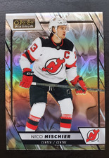2023-24 OPC Platinum Nico Hischier Liquid Metal Parallel 294/399 #126 Devils