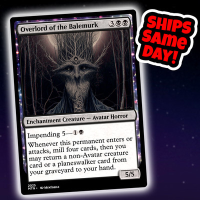 Overlord Of The Balemurk - Custom Art Magic: The Gathering Playtest Card