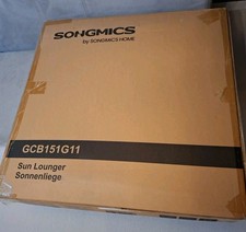 Sonnenliege von Songmics in grau.  Original verpackt.
