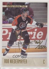 1993-94 Classic Draft Auto Gold 762/2500 Rob Niedermayer Auto 6f8