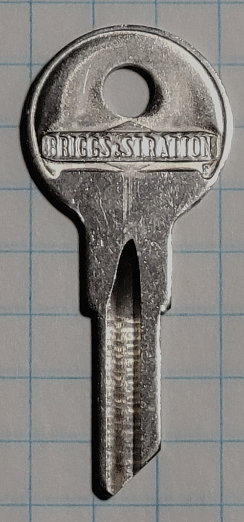 Genuine NOS B&S Key Blank: Harley Davidson Hudson Jeep Packard Nash ...