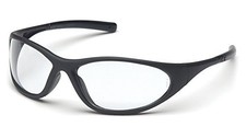 Pyramex Zone Ii 3310 Safety Eyewear, Clear Lens with Matte Black Frame