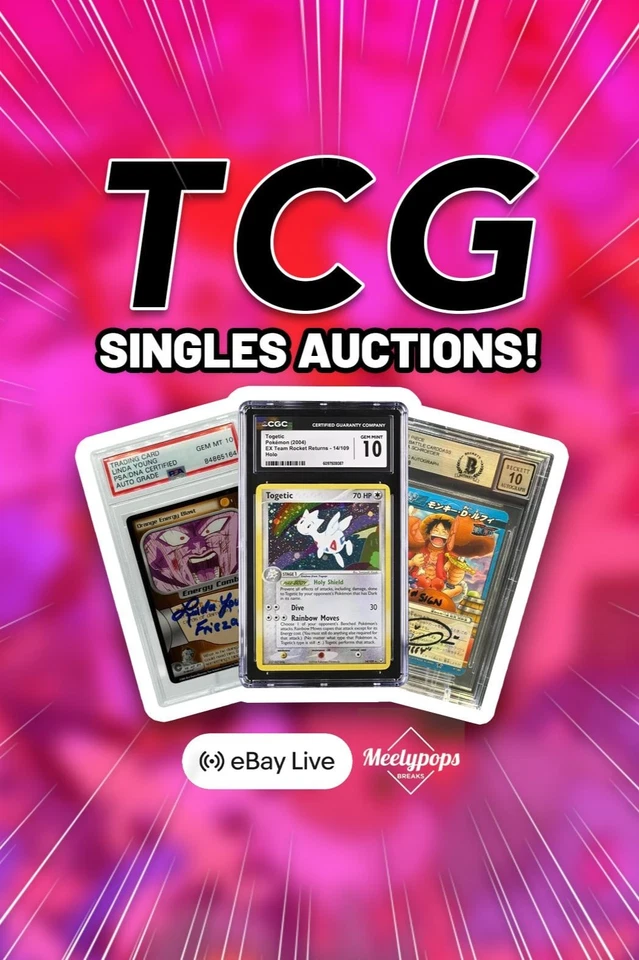 Pokemon, One Piece & More! $1 starts w/Jameel