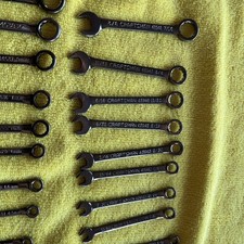 Craftsman 18pc Mini Miniature Ignition Sae Metric Midget Wrench Set Craftsman 18pc Mini Miniature Ignition Sae Metric Midget Wrench Set