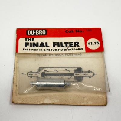 DU-BRO 162 The Final Filter for Model Aircraft/Boats NOS