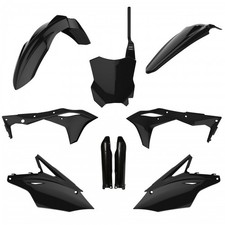 Polisport Kawasaki KXF 250 2017 - 2020 Full Plastic Kit BLACK