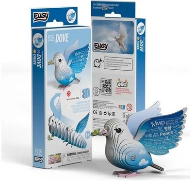 9421035150934 Gołąbek pokoju Eugy. Eko Ukladanka 3D Eugy