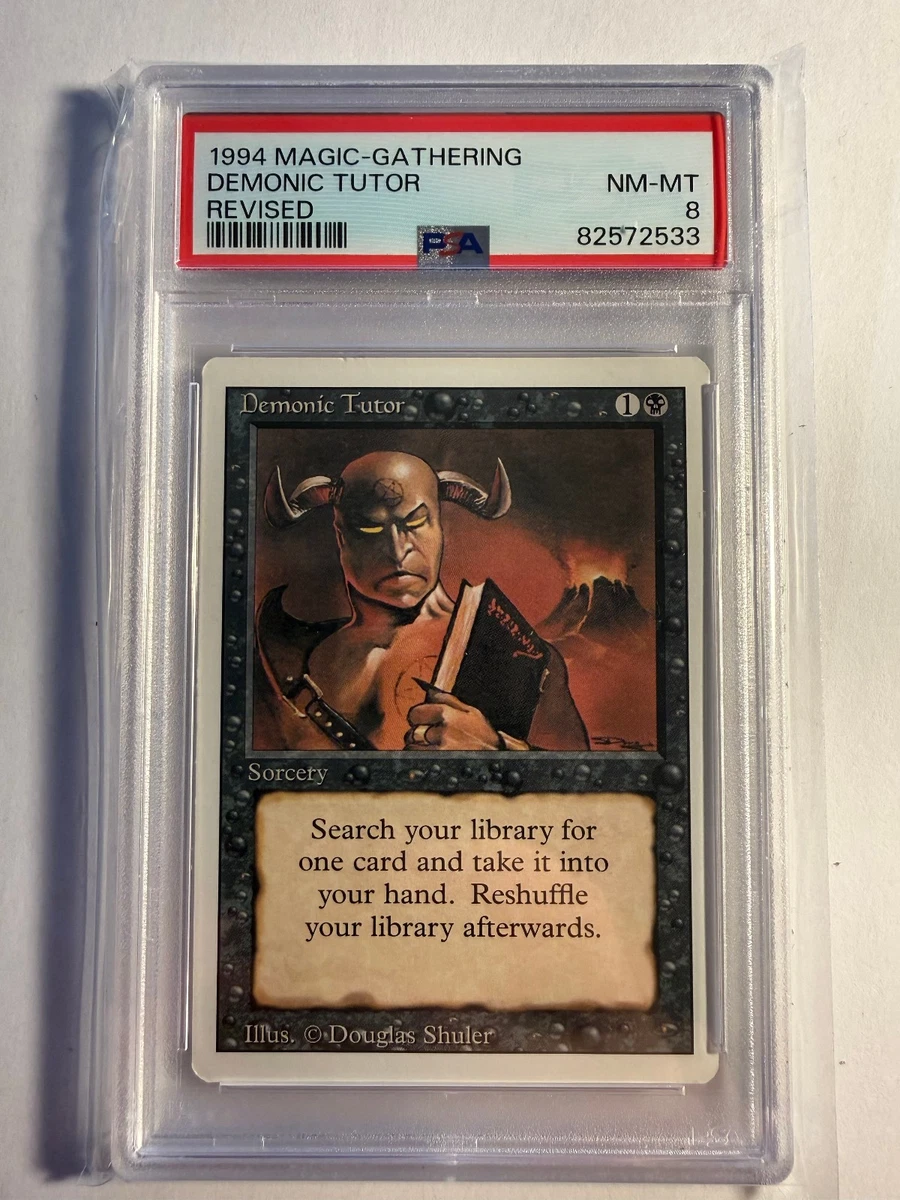 Demonic Tutor Magic: The Gathering Near Mint or Better Individual