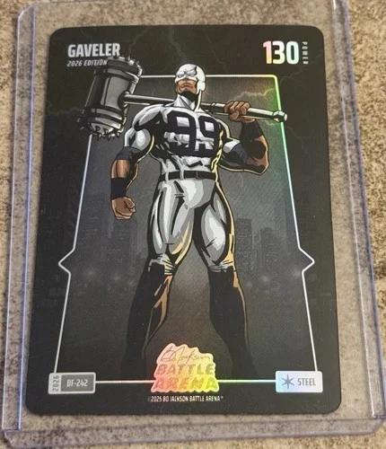 2026 Bo Jackson Battle Arena Gaveler *Aaron Judge Steel Battlefoil BF-242!