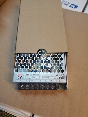 MEAN WELL LRS-150-24 Power Supply - 24V 6.5A Industrial Grade, Adjustable 22V-28V, 156W Output