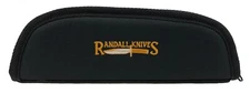 RANDALL KNIFE CASE with SHEATH STRAPS & EMBROIDERED LOGO - 10" BLACK - USA MADE!