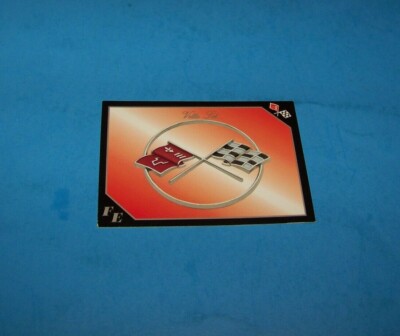 Corvette Flag Emblem 62 Trading Card from ''Inaugural Edition Vette Set''