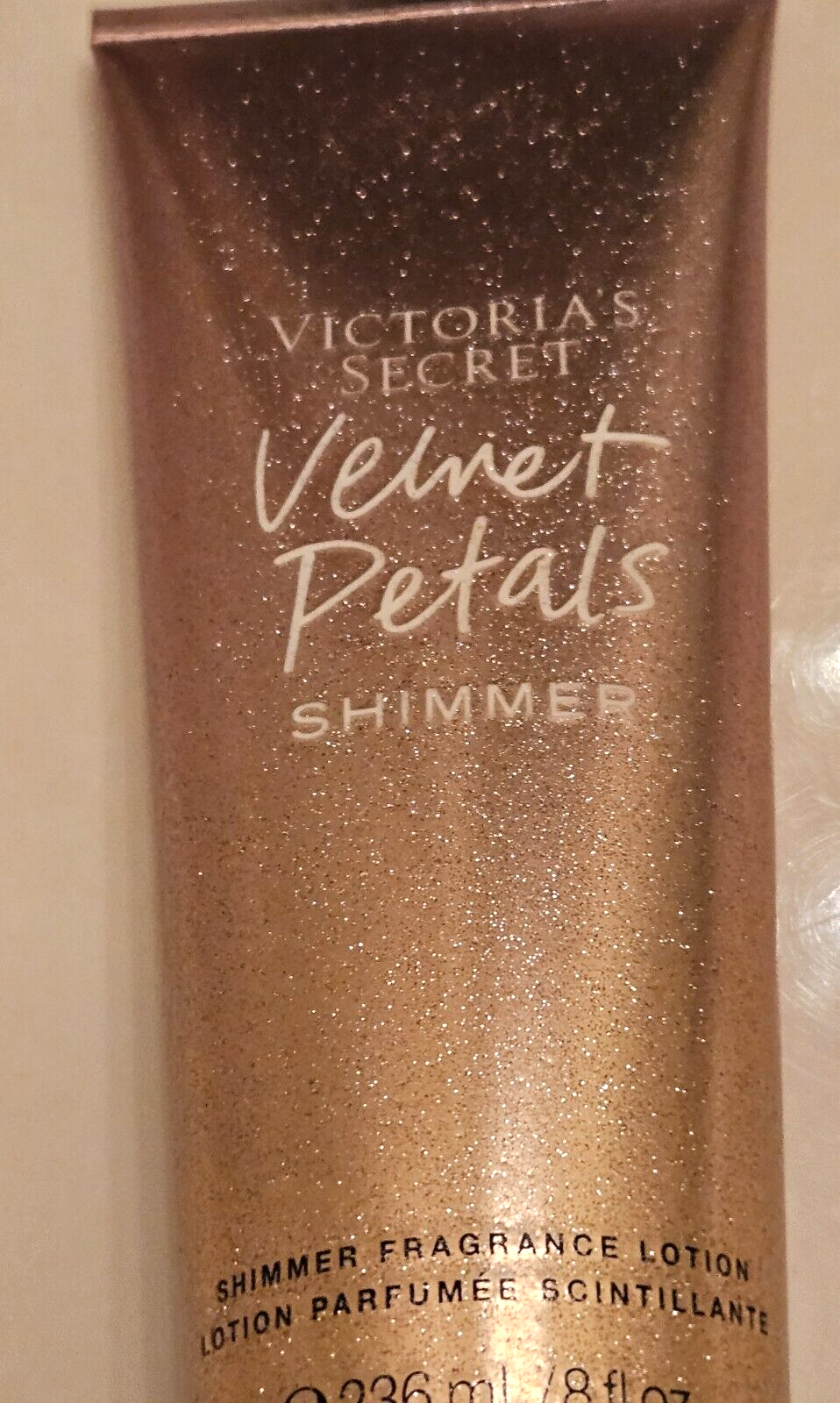 Victoria's Secret Velvet Petals Shimmer  Scented Body Lotion 8 oz..