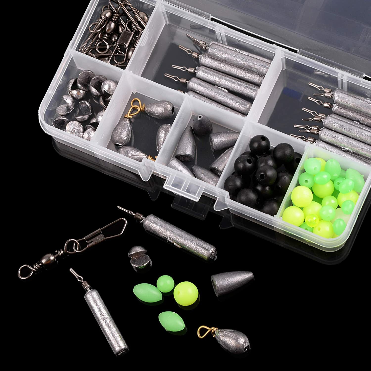 10pcs Pencil Drop Shot Weights Lead Sinker Fishing Sinkers Weights 1/8oz3/4oz eBay