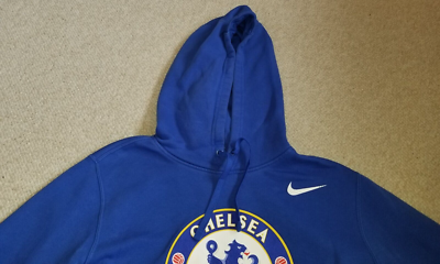 Mens Sweatshirt-NIKE-CHELSEA FOOTBALL CLUB-blue 