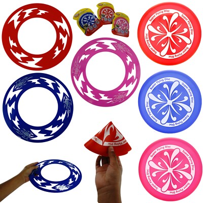 Fliegende Scheibe Lichtgeschwindigkeit Frisbee Ring Outdoor Kinder Spaß Strand Spiel Holen Spielzeug