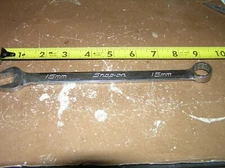 Snap On 15MM Standard Length Combination Wrench OEXM150B New Script 