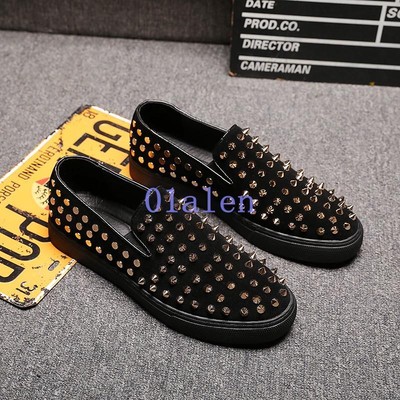 studded slip on loafers