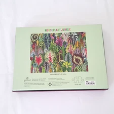 Houseplant Jungle Jigsaw Puzzle 1000 Piece Galison Puzzles 18" X 24' In Complete