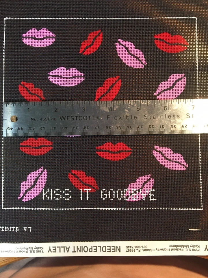 Kiss It Goodbye by Stitch Its Aprox 7" 18 malla Foto 2 de 4
