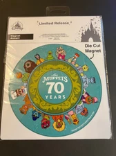 Disney Parks Magnet 2025 Muppets 70th Anniversary Characters Spotlight Limited