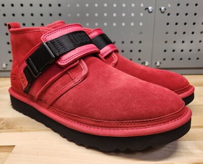 UGG Men s Neumel Snapback Chukka Red Boots - Size 11 (1118570)