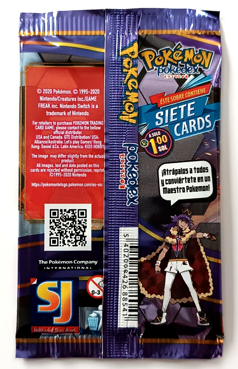1 SEALED PACK ENVELOPE / 7 Cards TCG PERU POKEMON POKEDEX Edition 2020 Charizard | eBay 1 SEALED PACK ENVELOPE / 7 Cards TCG PERU POKEMON POKEDEX Edition 2020 Charizard | eBay