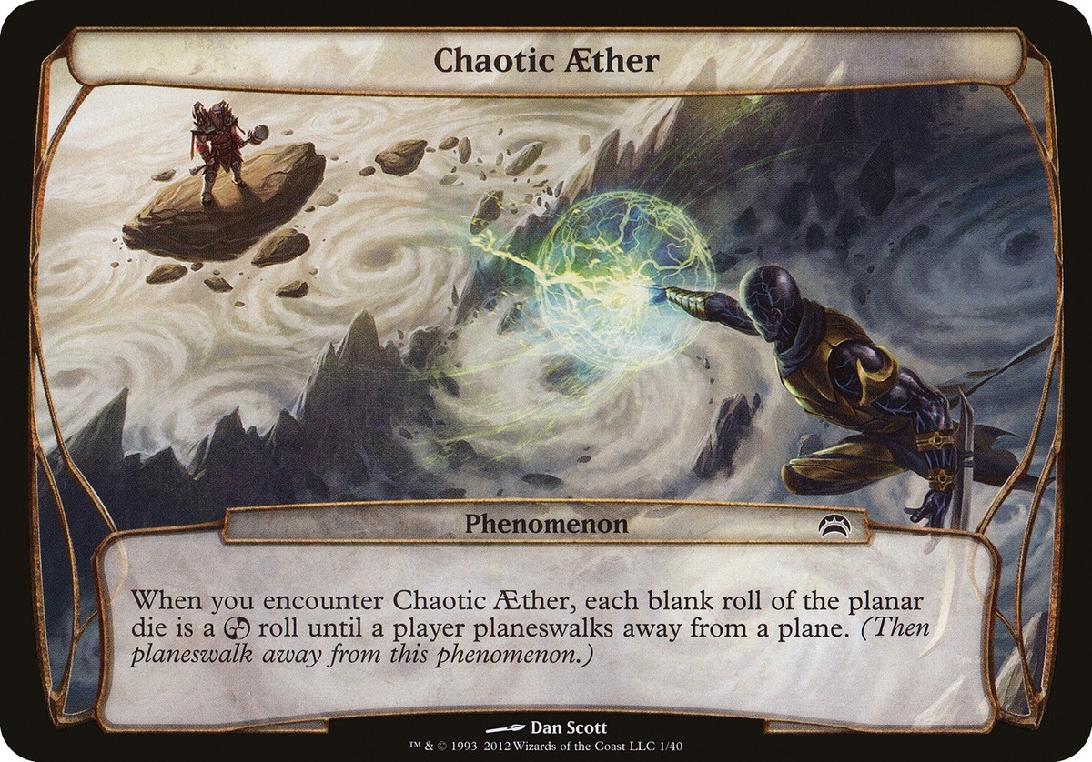Chaotic Aether Plane - Planechase 2012) Planechase 2012 NM Chaotic Aether Plane - Planechase 2012) Planechase 2012 NM