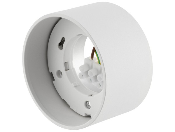 Aluminium Aufbaustrahler GX53 230V Deckenleuchte KüChe Theke Weiß Rund Flach-image