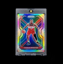 Cassius Winston RC 👌- 2020-21 NBA Panini Prizm Silver Holo Prizm Rookie - #275