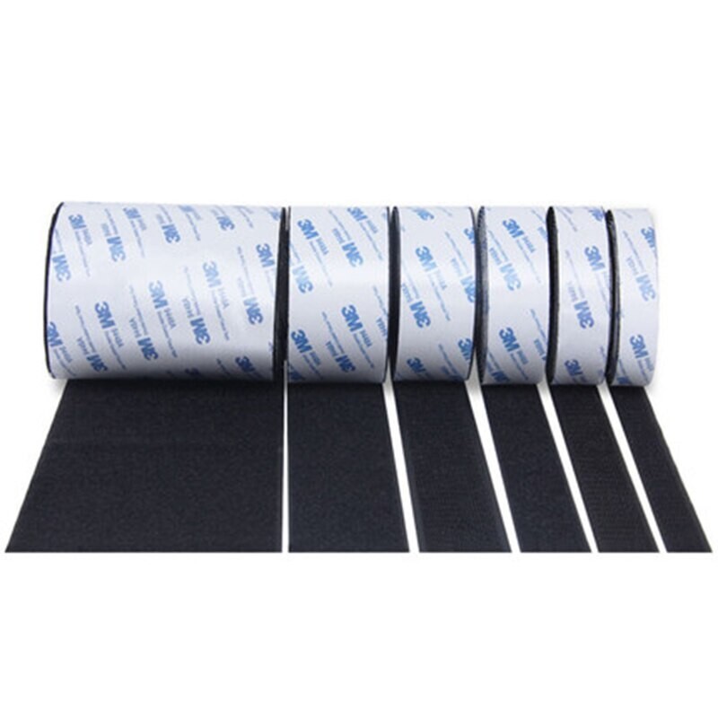 3M Hook & Loop Tape Adhesive with 3M 9448A Backing Tape Hook and Loop ...