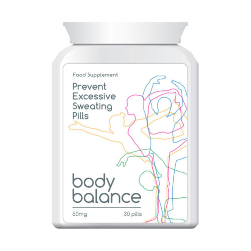 BODY BALANCE PREVENT EXCESSIVE SWEATING PILLS STOP EXTREME SWEAT ARMPIT HAND - 第 1/2 張圖片