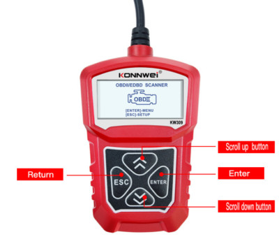 KONNWEI KW309 MS309 OBD2 Automotive Fault Diagnosis Instrument Scanner tool