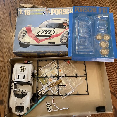 Tamiya Porsche 910 1/18 - Motorized Plastic Model Kit As Is | eBay