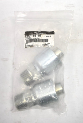 Kimball Midwest 1'' x 1'' Male Pipe Rigid Hose End Kim-Krimp Z Series 2 Pack