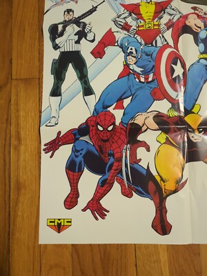 マーベルポスター Marvel Super Heroes Poster 1989 CMC 22