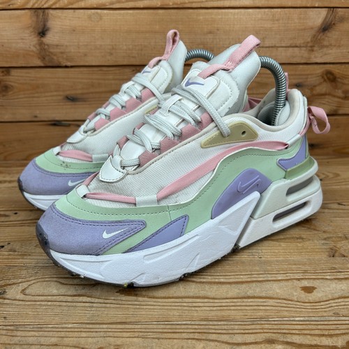 Nike Trainers Womens Size UK 4 Air Max Furyosa Pastel Multicolour Chunky Shoes - Picture 5 of 13
