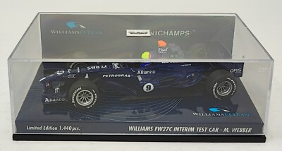MINICHAMPS 1/43 WILLIAMS FW27C INTERIM TEST CAR M.WEBBER #9 LIMITED EDITION 1440