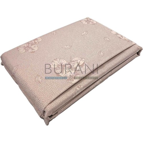 Copriletto estivo matrimoniale Ada tortora- Tessuto jacquard tinto filo