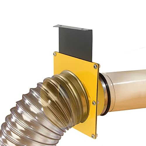 Trappe guillotine obturation tuyau aspiration copeaux aspirateur d