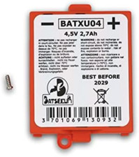 Batteria di allarme BATXU04 compatibile con RXU04X per DAITEM Hager LOGISTY ATRA