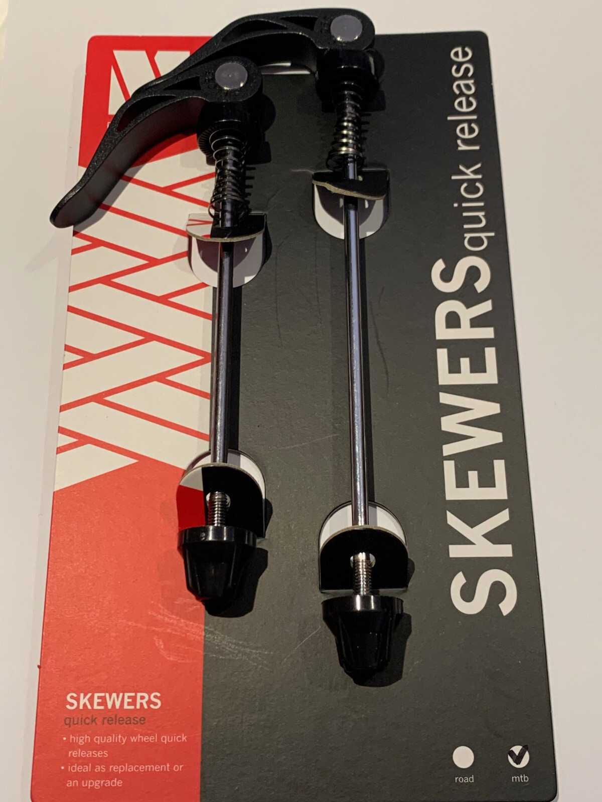 M-Part Quick Release Wheel Skewers For MTB and Hybrid bikes
