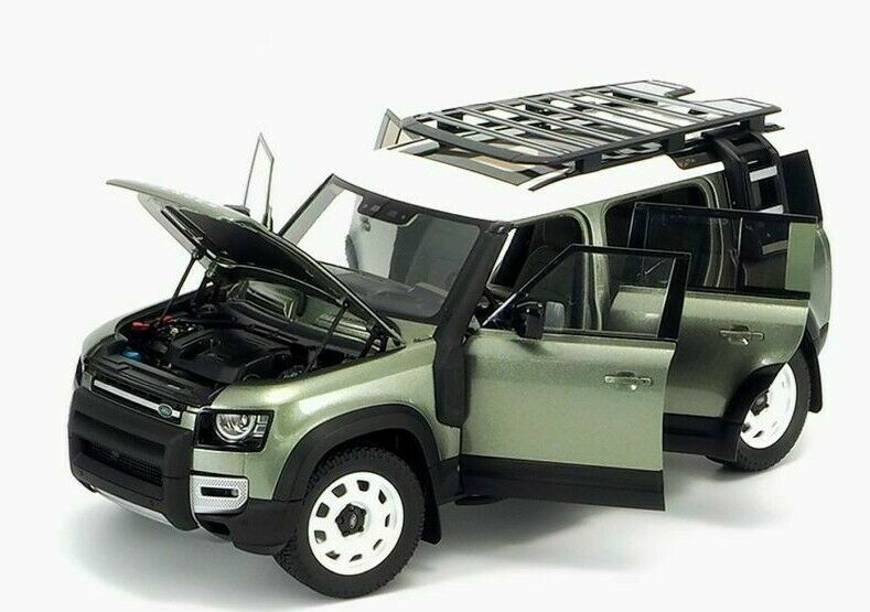ミニカー ALMOST REAL 1/18 LAND ROVER DEFENDER 110 Unboxing of Land Rover Defender 110 1:18 Diecast Model Car by