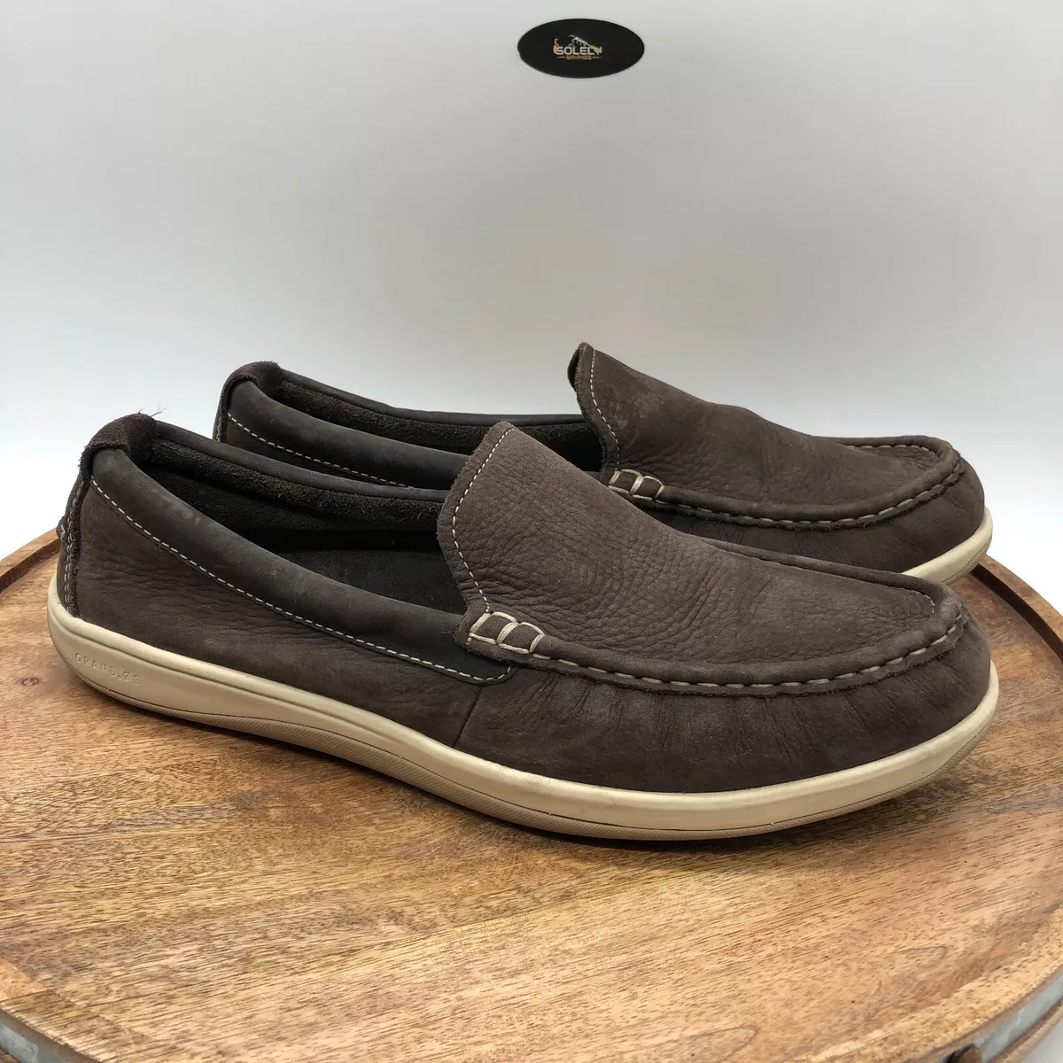 Cole Haan Men's Grand OS Slip On Loafer Driving Boothbay C24691 Brown Size  10.5 | eBay