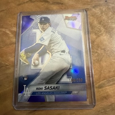 2025 Topps Bowman's Best Roki Sasaki Rookie Serial #18 Dodgers 109/250
